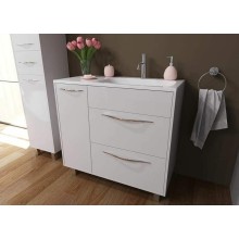 Тумба с раковиной Эстет Barcelona 90 R ФР-00003598 Белая