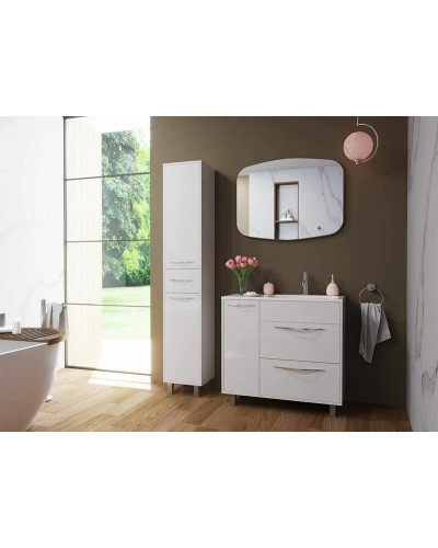 Тумба с раковиной Эстет Barcelona 90 R ФР-00003598 Белая