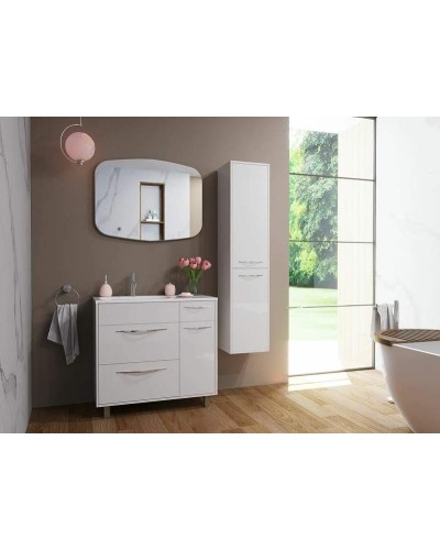 Тумба с раковиной Эстет Barcelona 90 L ФР-00003599 Белая