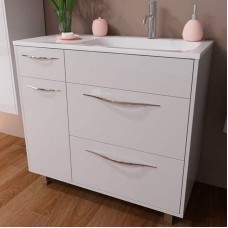 Тумба с раковиной Эстет Barcelona 90 R ФР-00003600 Белая