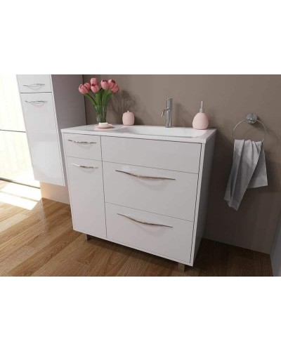 Тумба с раковиной Эстет Barcelona 90 R ФР-00003600 Белая