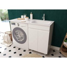 Тумба с раковиной Эстет Barcelona Luxe 120 R ФР-00007066 Белая