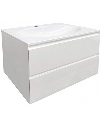 Тумба с раковиной Эстет Malta 80 ФР-00007058 подвесная Белая