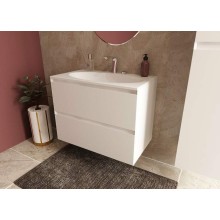 Тумба с раковиной Эстет Malta 80 ФР-00007058 подвесная Белая