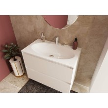 Тумба с раковиной Эстет Malta 80 ФР-00007058 подвесная Белая
