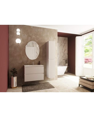 Тумба с раковиной Эстет Malta 80 ФР-00007058 подвесная Белая