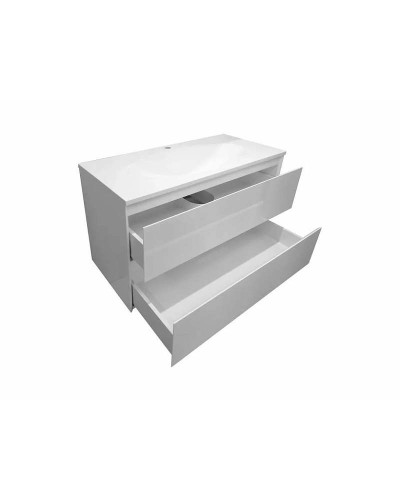 Тумба с раковиной Эстет Malta 100 ФР-00007060 подвесная Белая