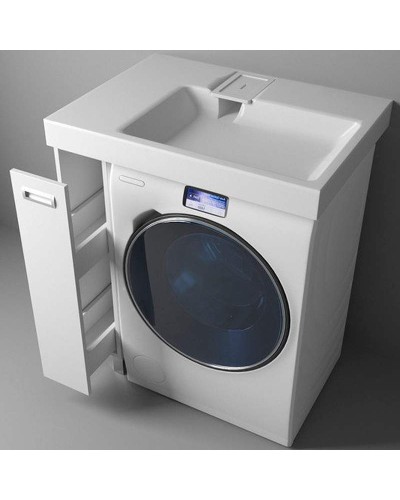 Тумба с раковиной Эстет Riga Luxe L 80 ФР-00009660 Белая