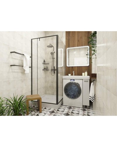 Тумба с раковиной Эстет Riga Luxe R 80 ФР-00009661 Белая