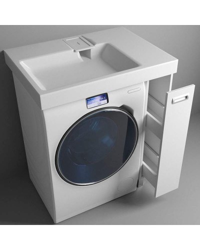 Тумба с раковиной Эстет Riga Luxe R 80 ФР-00009661 Белая