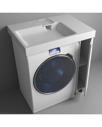 Тумба с раковиной Эстет Riga Luxe R 80 ФР-00009657 Белая