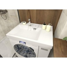 Тумба с раковиной Эстет Riga Luxe R 80 ФР-00009657 Белая