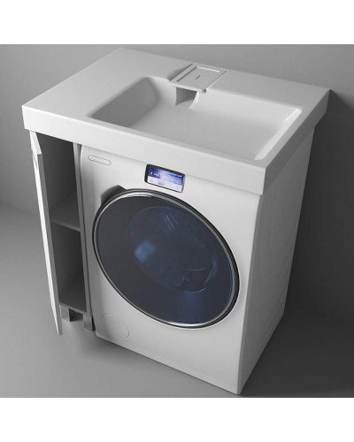 Тумба с раковиной Эстет Riga Luxe L 80 ФР-00009658 Белая