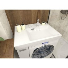 Тумба с раковиной Эстет Riga Luxe L 80 ФР-00009658 Белая