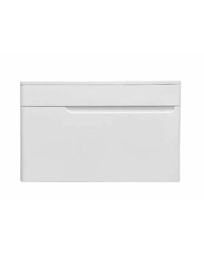 Тумба с раковиной Эстет Kare Luxe 80 ФР-00005718 подвесная Белая