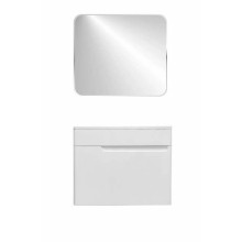 Тумба с раковиной Эстет Kare Luxe 70 ФР-00007080 подвесная Белая