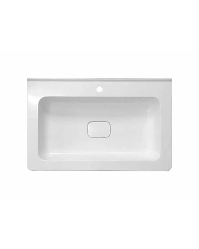 Тумба с раковиной Эстет Kare Luxe 70 ФР-00007080 подвесная Белая