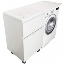 Тумба с раковиной Эстет Dallas Luxe 100 L ФР-00002315 Белая