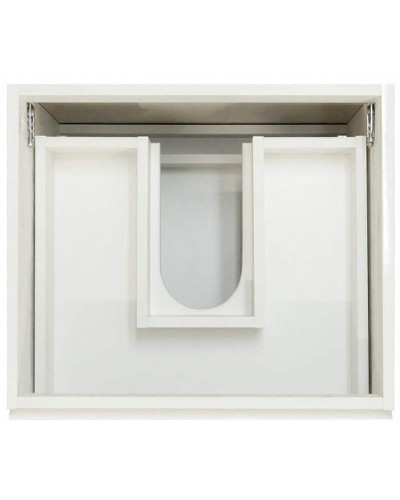 Тумба с раковиной Эстет Dallas Luxe 100 R ФР-00002316 Белая