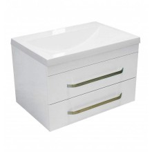 Тумба с раковиной Эстет Monaco 60 ФР-00002237 подвесная Белая