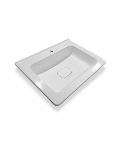 Тумба с раковиной Эстет Kare Luxe 60 ФР-00007074 подвесная Белая