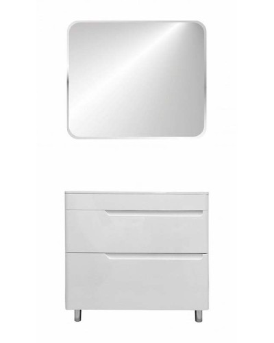 Тумба с раковиной Эстет Kare Luxe 80 ФР-00005719 Белая