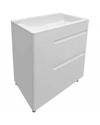 Тумба с раковиной Эстет Kare Luxe 70 ФР-00007071 Белая