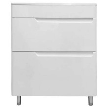 Тумба с раковиной Эстет Kare Luxe 70 ФР-00007071 Белая