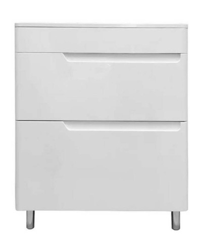 Тумба с раковиной Эстет Kare Luxe 70 ФР-00007071 Белая