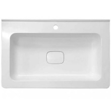 Тумба с раковиной Эстет Kare Luxe 70 ФР-00007071 Белая