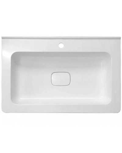 Тумба с раковиной Эстет Kare Luxe 70 ФР-00007071 Белая