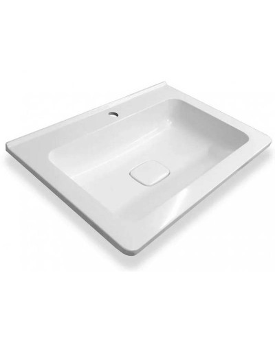 Тумба с раковиной Эстет Kare Luxe 70 ФР-00007071 Белая