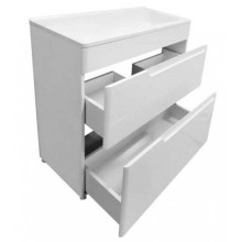 Тумба с раковиной Эстет Kare Luxe 60 ФР-00007072 Белая