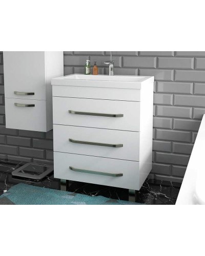 Тумба с раковиной Эстет Monaco 70 ФР-00002265 Белая