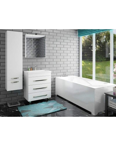 Тумба с раковиной Эстет Monaco 60 ФР-00002264 Белая