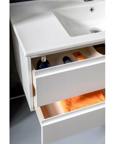 Тумба под раковину Boheme Armadi Art Capolda 100 849-100-W подвесная Белая