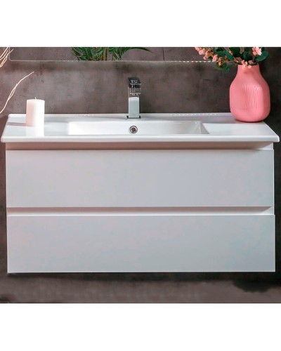 Тумба под раковину Boheme Armadi Art Capolda 100 849-100-W подвесная Белая