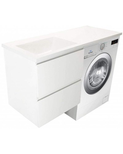 Тумба с раковиной Эстет Dallas Luxe 100 L ФР-00002313 подвесная Белая