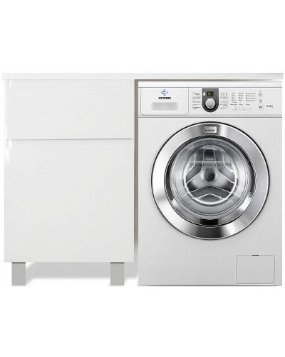 Тумба с раковиной Эстет Dallas Luxe 110 L ФР-00001965 Белая