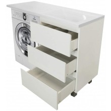 Тумба с раковиной Эстет Dallas Luxe 110 R ФР-00002019 Белая