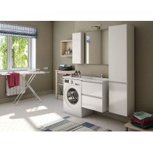 Тумба с раковиной Эстет Dallas Luxe 110 R ФР-00002021 подвесная Белая