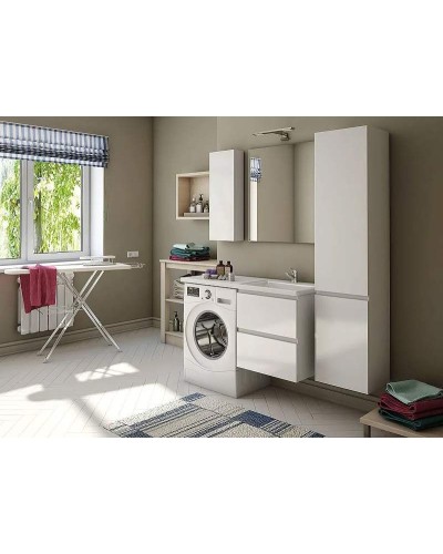 Тумба с раковиной Эстет Dallas Luxe 110 R ФР-00002021 подвесная Белая