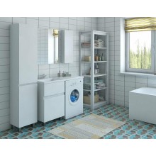 Тумба с раковиной Эстет Dallas Luxe 115 L ФР-00002298 Белая