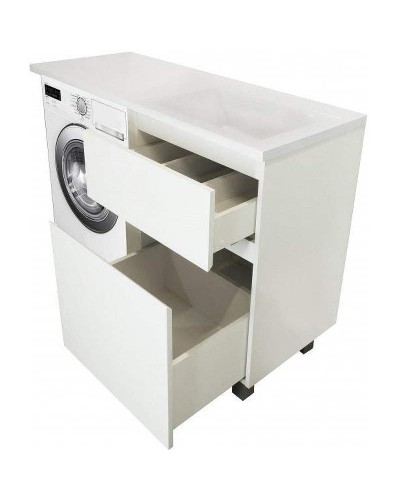 Тумба с раковиной Эстет Dallas Luxe 115 R ФР-00002299 Белая