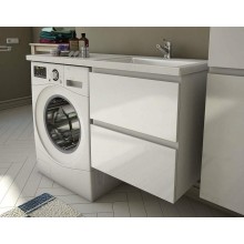 Тумба с раковиной Эстет Dallas Luxe 115 R ФР-00002297 подвесная Белая