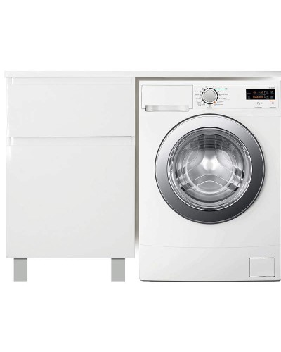 Тумба с раковиной Эстет Dallas Luxe 130 L ФР-00002267 Белая