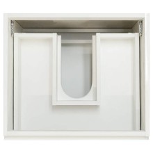 Тумба с раковиной Эстет Dallas Luxe 140 R ФР-00002927 подвесная Белая