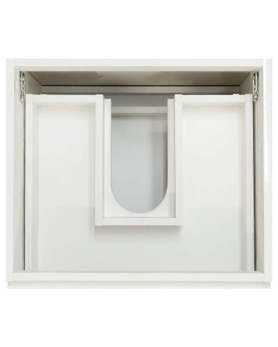 Тумба с раковиной Эстет Dallas Luxe 140 R ФР-00002927 подвесная Белая