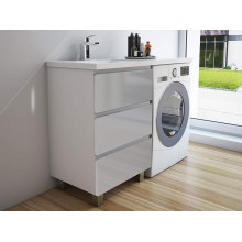 Тумба с раковиной Эстет Dallas Luxe 105 L ФР-00009668 Белая