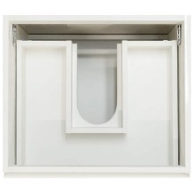 Тумба с раковиной Эстет Dallas Luxe 105 R ФР-00009672 подвесная Белая